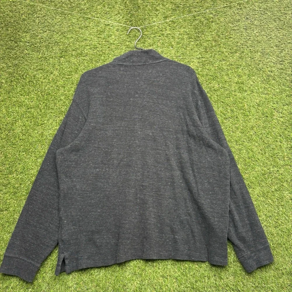 Polo Ralph Lauren Sweater Mens XL 1/4 Zip Mock Neck Pony Estate Rib Pullover